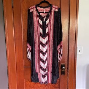 Free People High-low Tunic Dress Sz Large